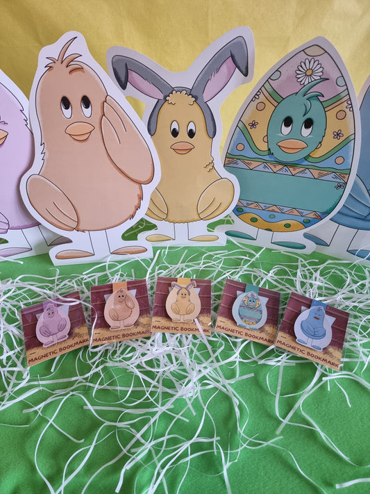 Easter Chick Magnetic Bookmark