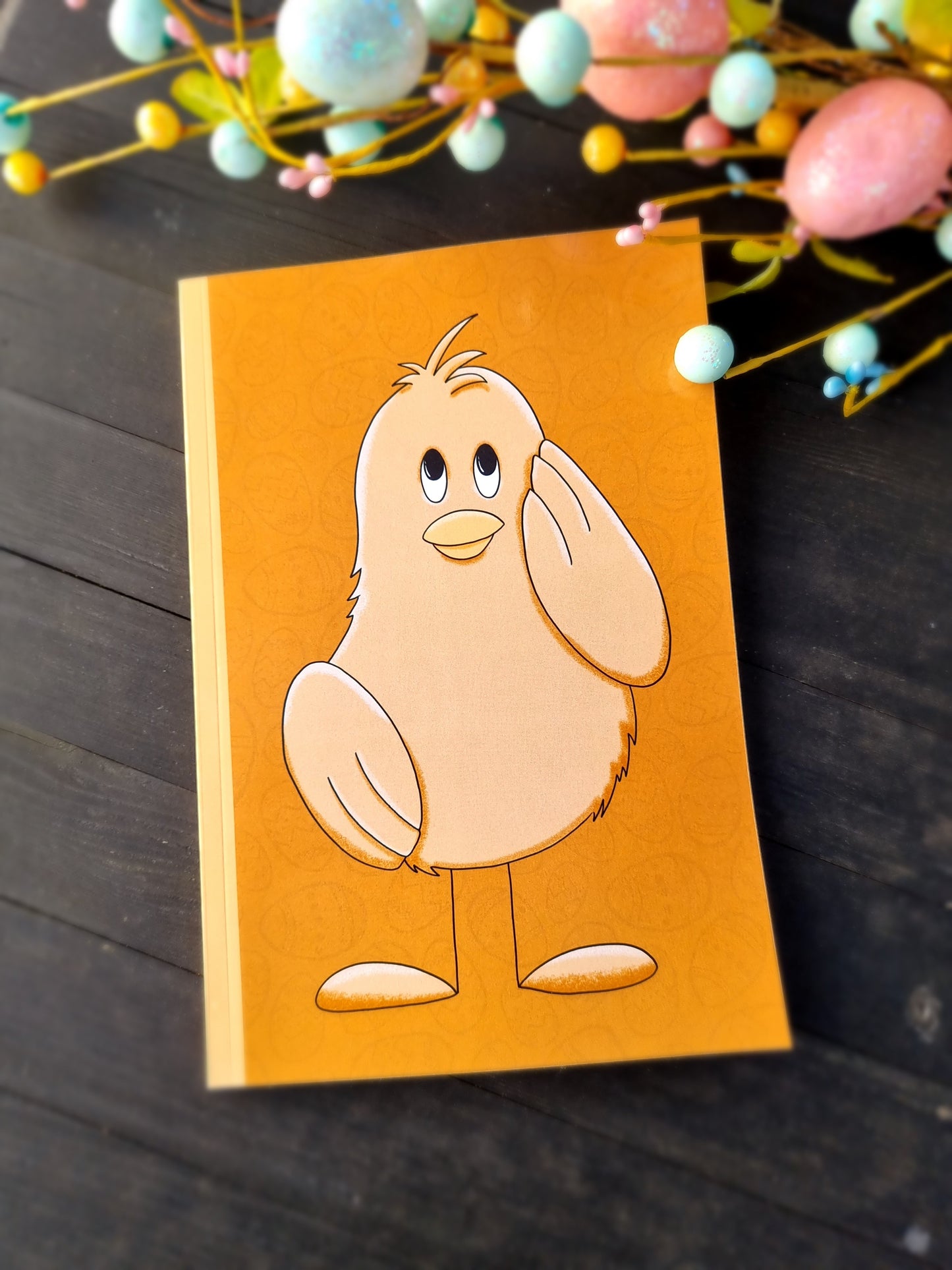 Easter Chick Lined Notebook