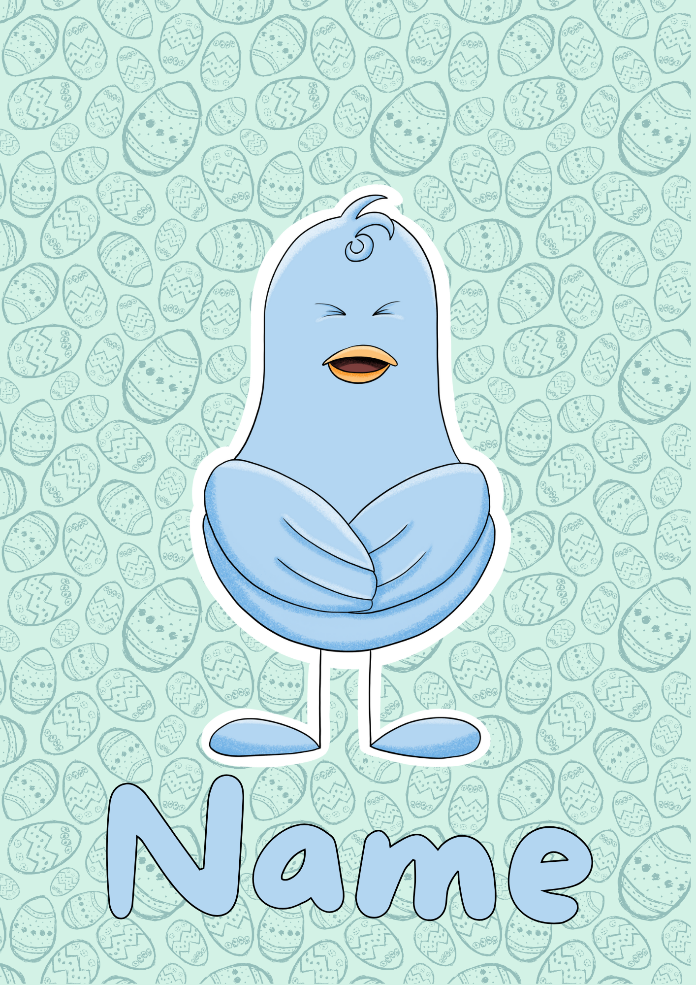 Personalised Easter Chick Activity Pad