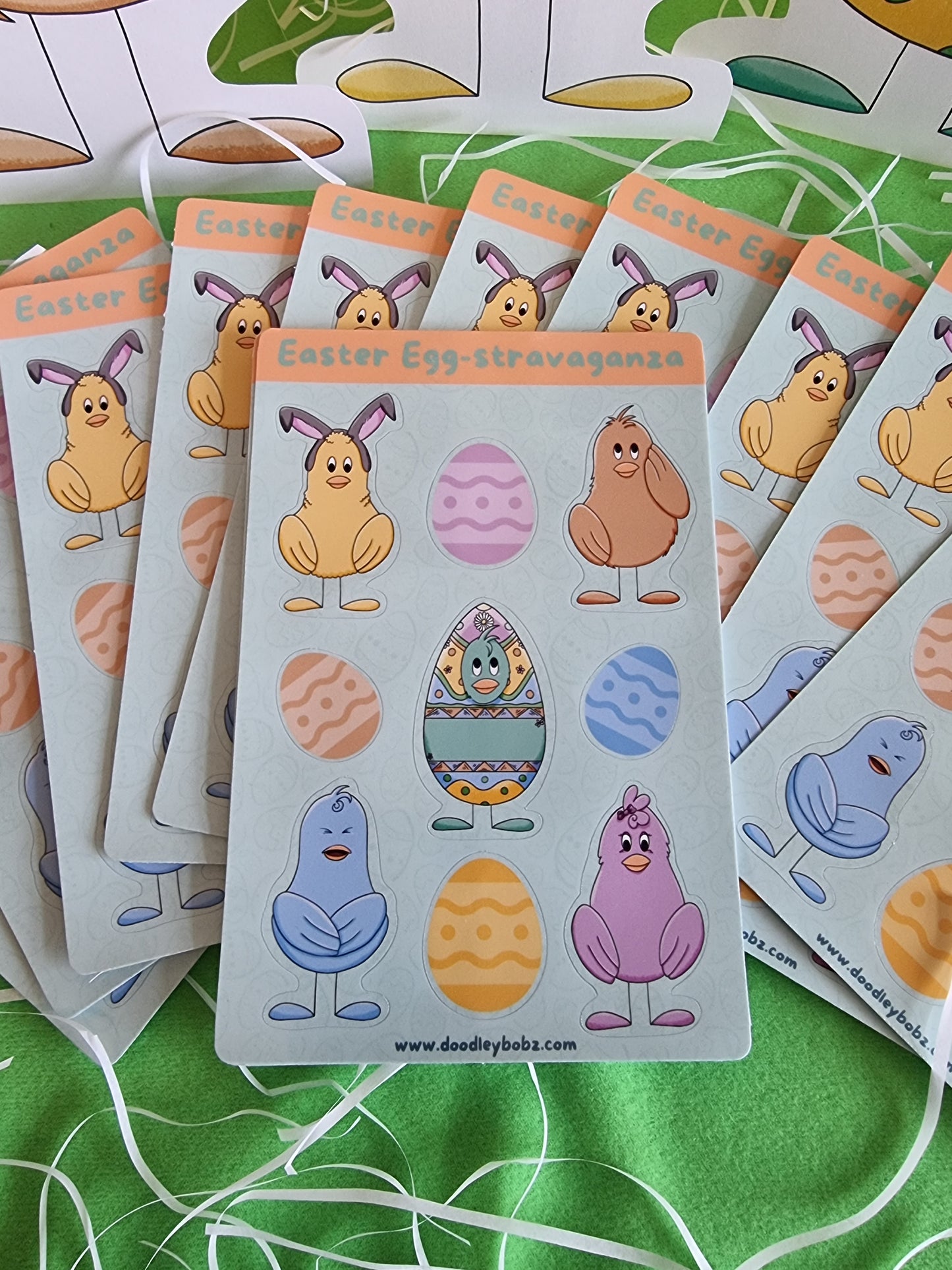 Easter Chick Sticker Sheet
