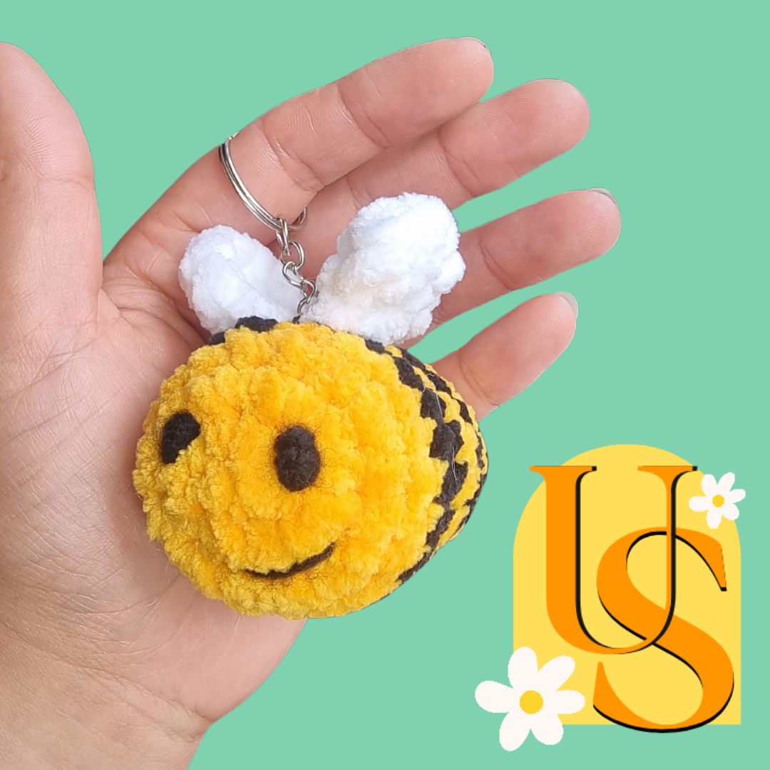 Buzzing Bee Keyring
