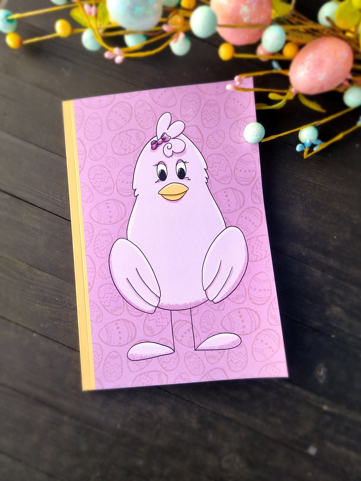 Easter Chick Lined Notebook