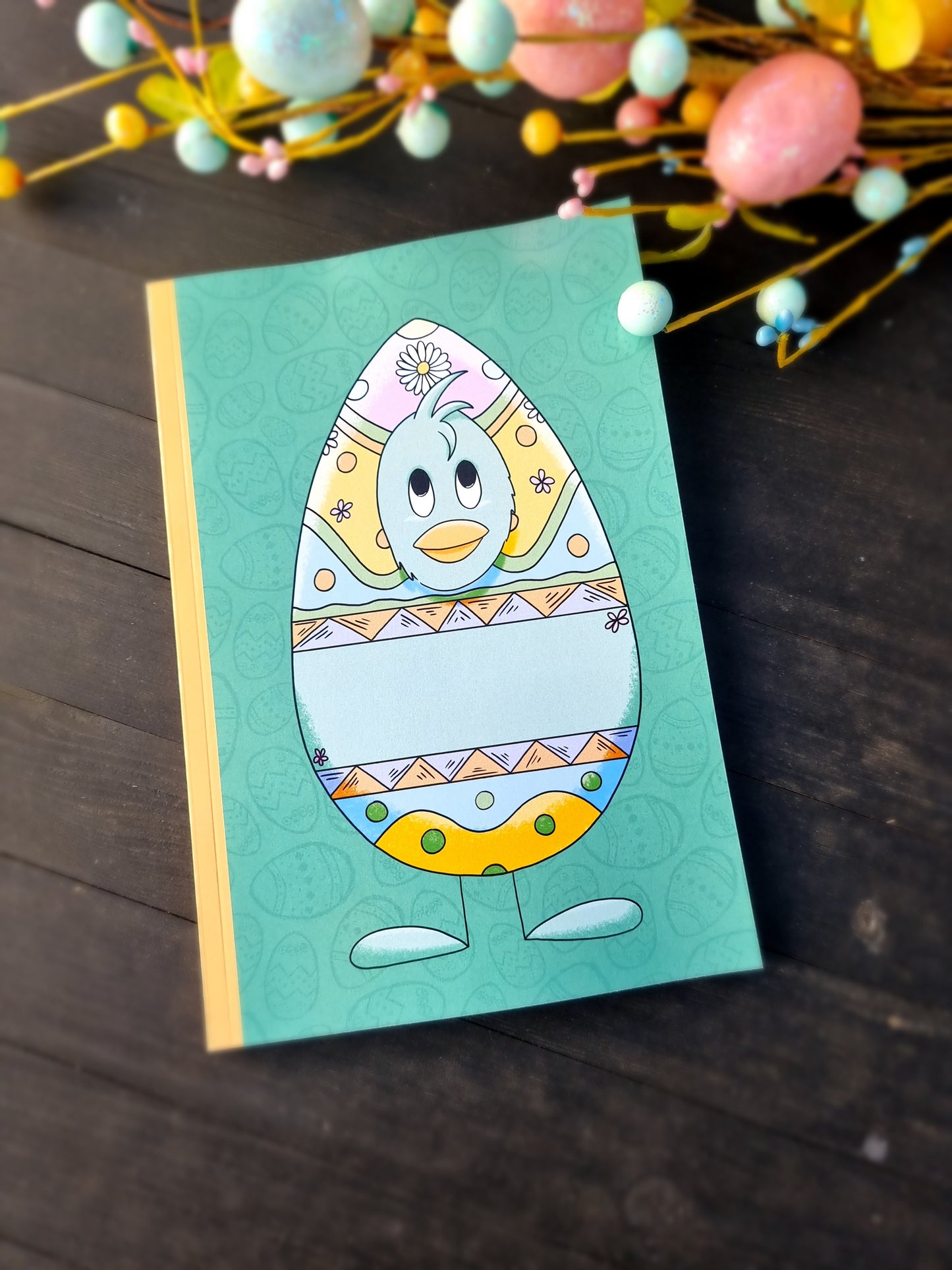 Easter Chick Lined Notebook