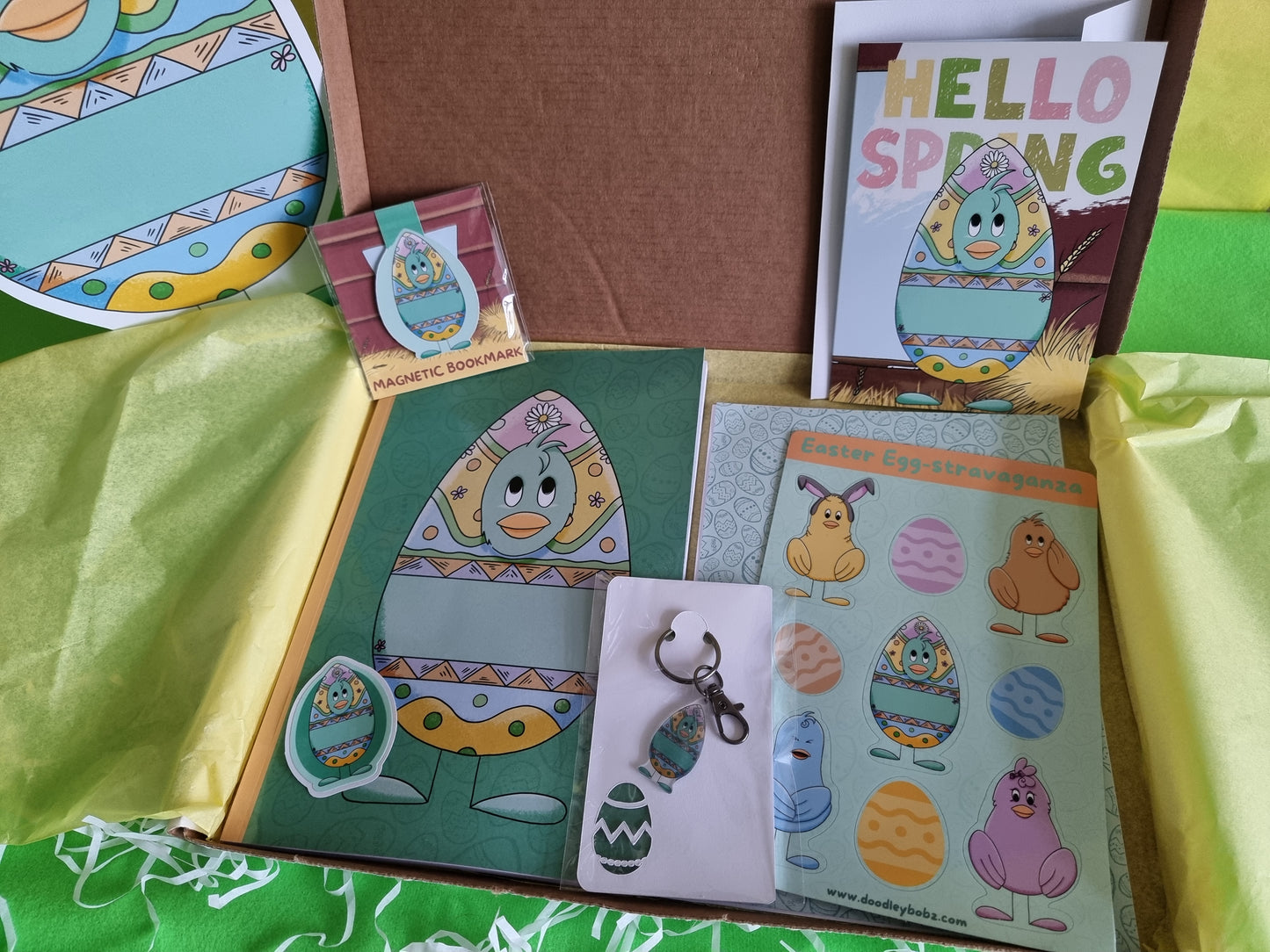 Personalised Easter Doodley Box