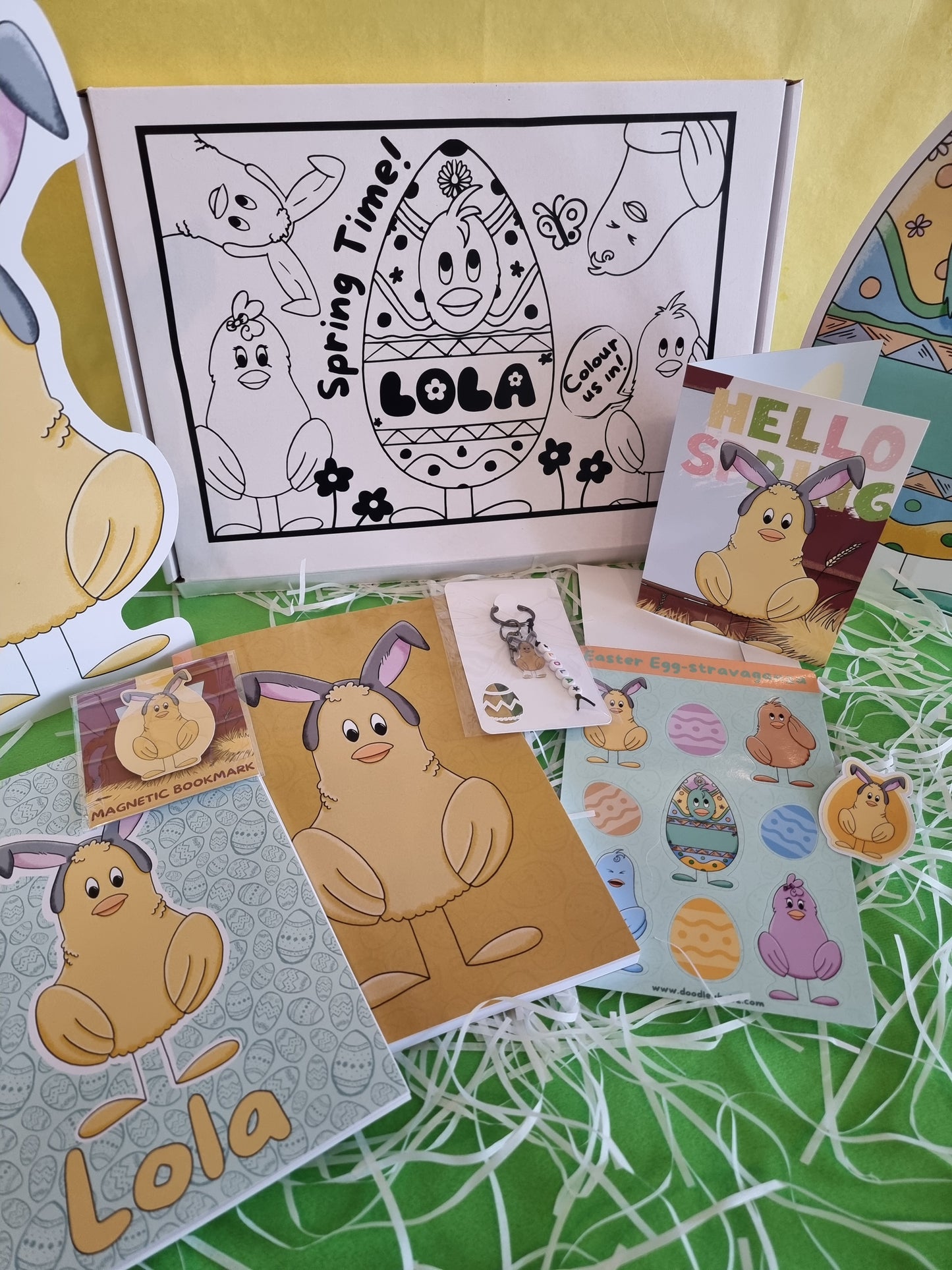 Personalised Easter Doodley Box