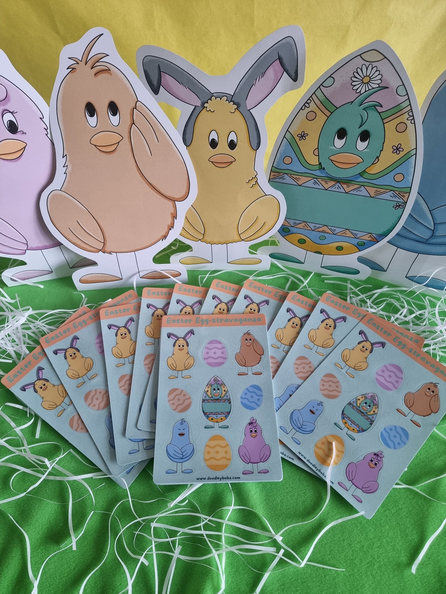 Easter Chick Sticker Sheet