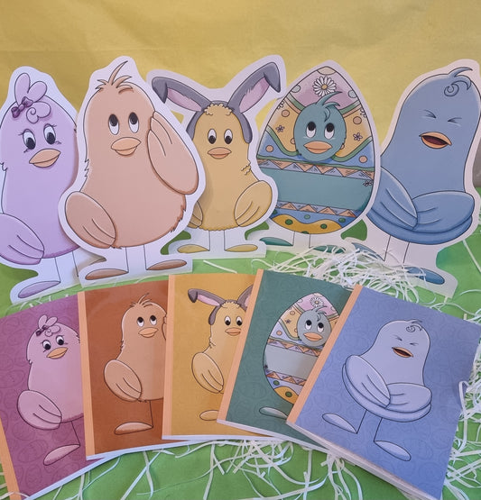 Easter Chick Lined Notebook