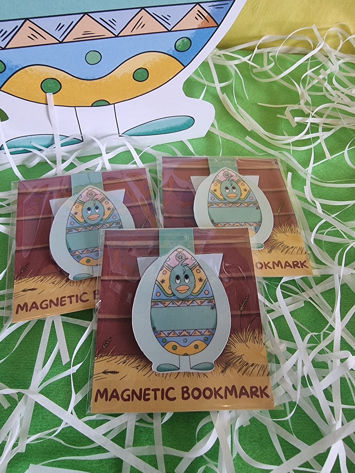 Easter Chick Magnetic Bookmark