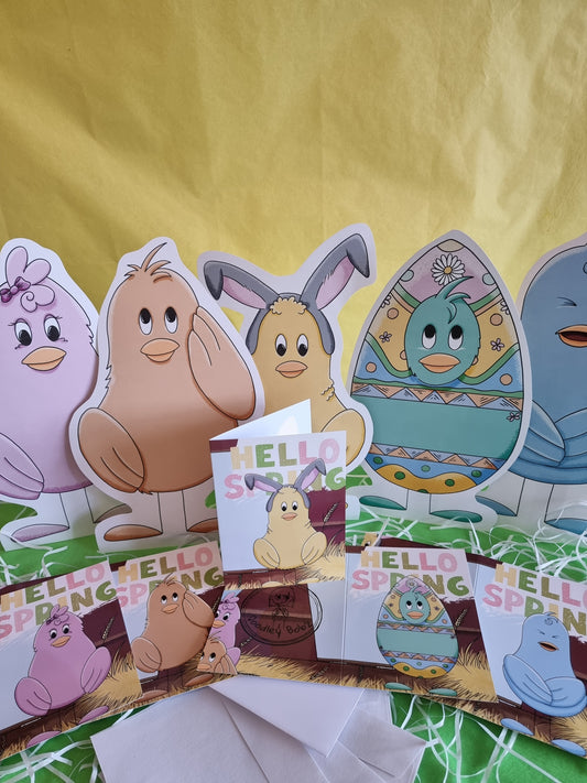 Easter Chick Greeting Card