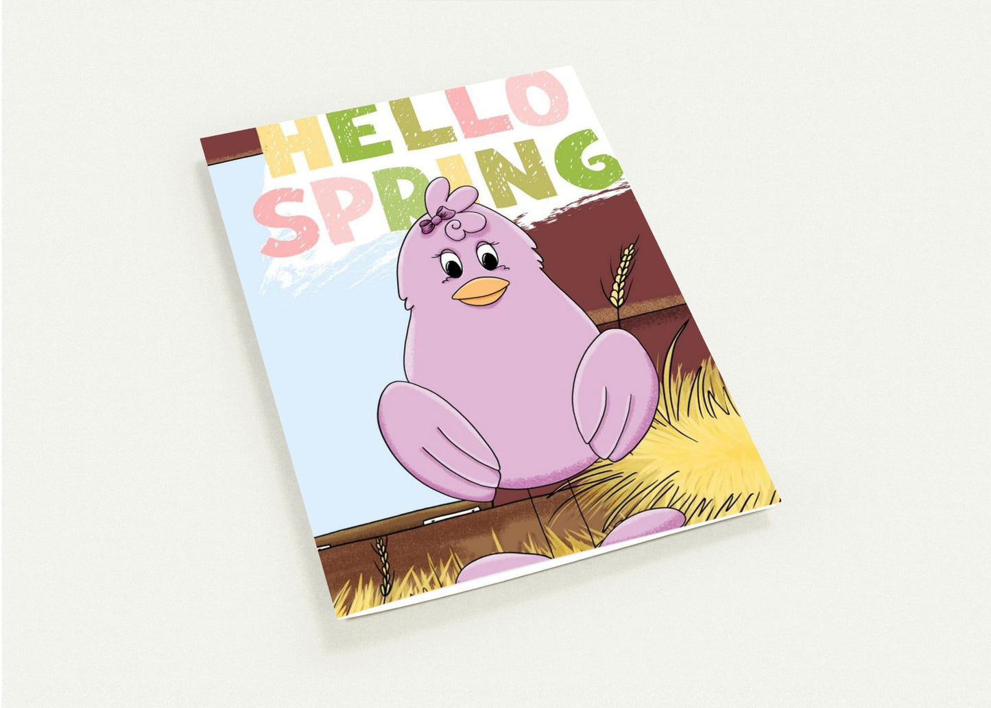 Easter Chick Greeting Card